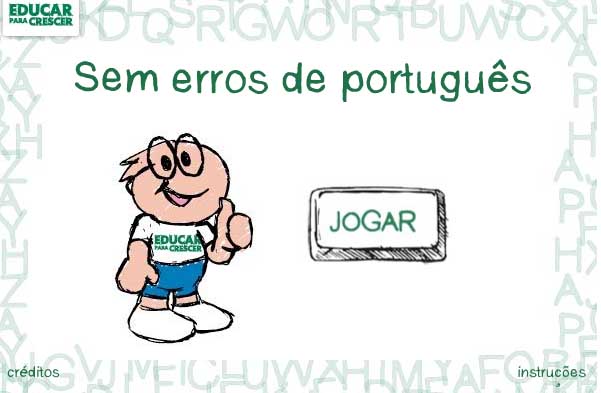 Sem erros de português