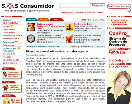 S.O.S.Consumidor